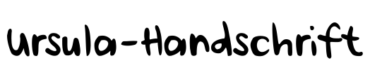 Ursula-Handschrift Font Image
