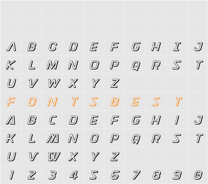 Discotechia 3D Character Map