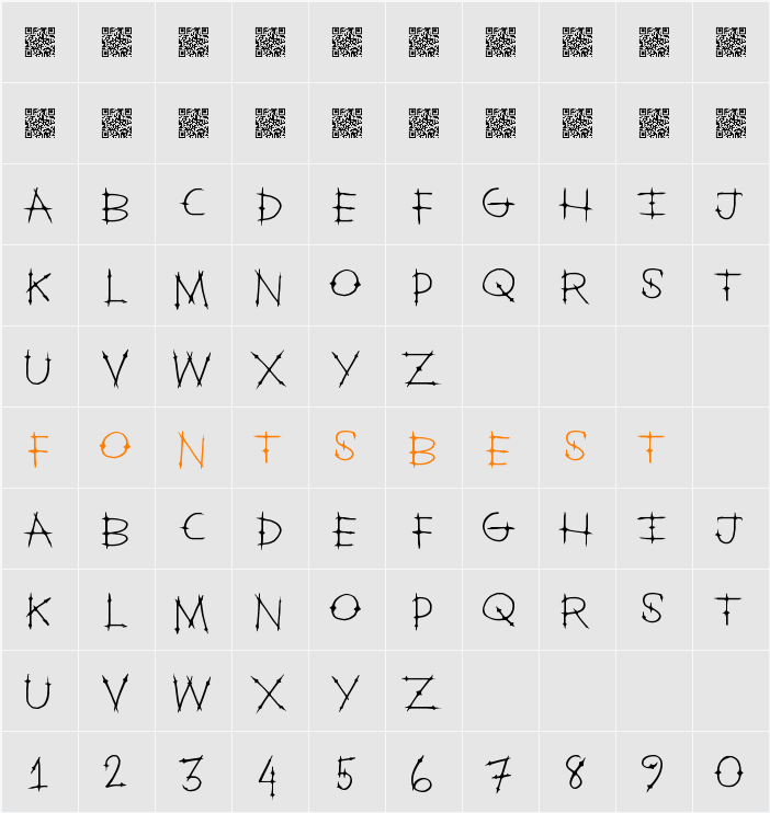 HeavenGate Character Map