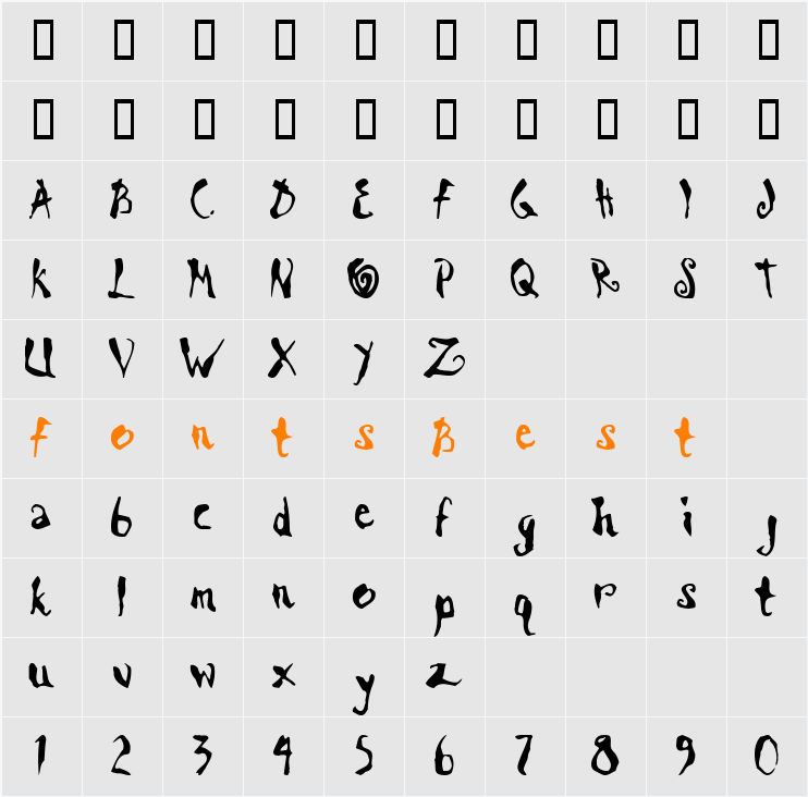 JI-Signer Character Map