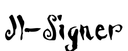 JI-Signer Font Image
