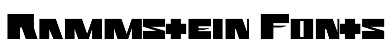 Rammstein Fonts Font Image