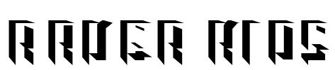 Raver Kids Font Image