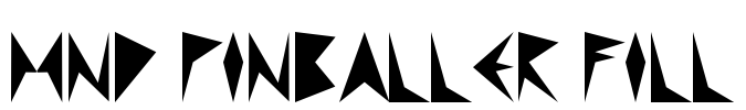 MND Pinballer Fill Font Image