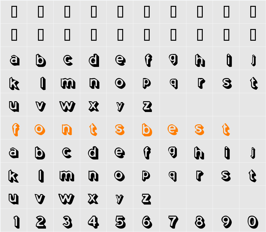 Coming Soon Character Map