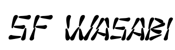 SF Wasabi Font Image