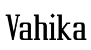 Vahika Font Image