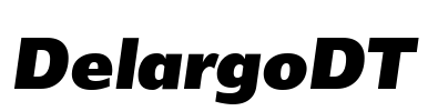 DelargoDT Font Image