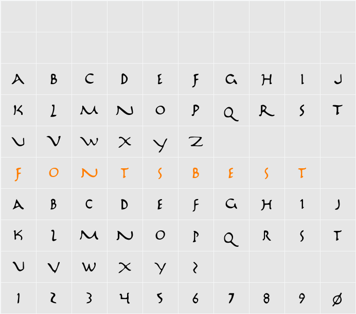 Marathon II Character Map
