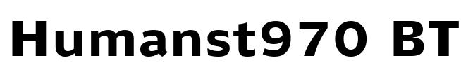 Humanst970 BT