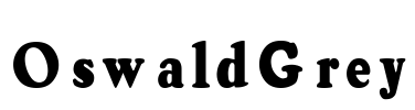 OswaldGrey Font Image