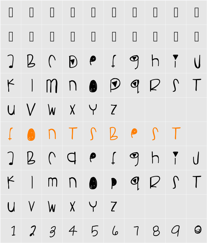PancakesPlz Character Map