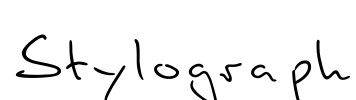 Stylograph Font Image
