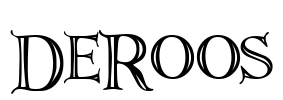 DeRoos Font Image