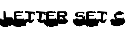 Letter Set C Font Image