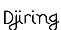Djiring Font Image