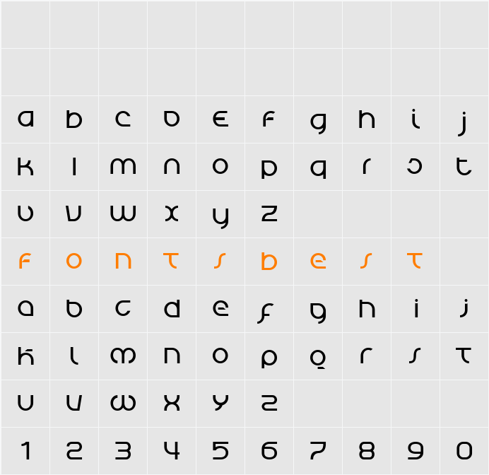 Tierra Blanca Character Map