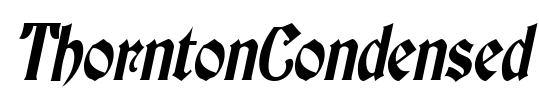 ThorntonCondensed