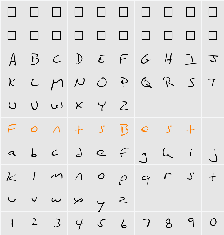 John Character Map