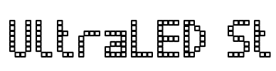 UltraLED St Font Image