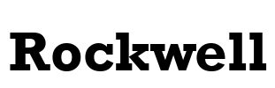 Rockwell Font Image