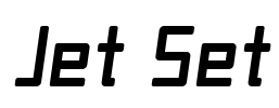 Jet Set Font Image