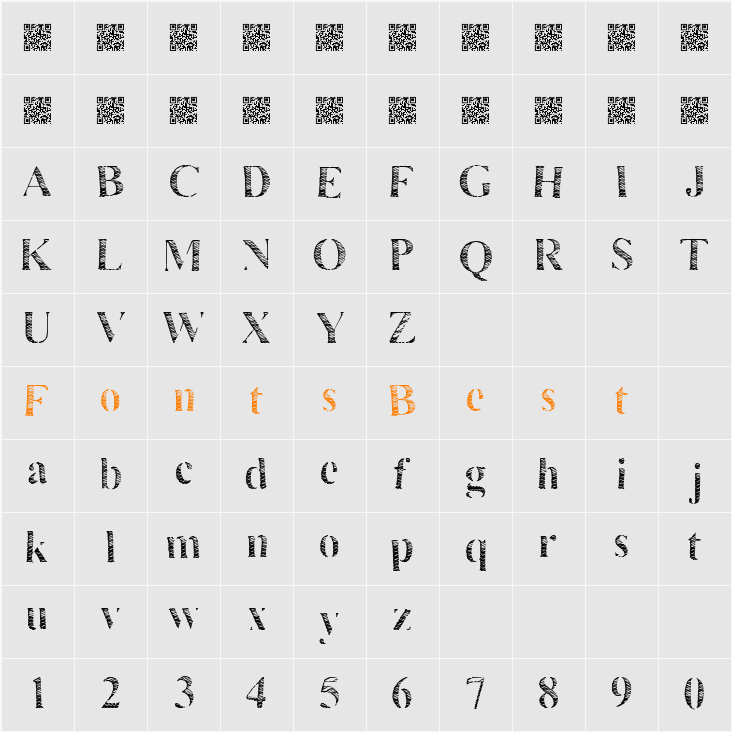 ManyTimes Character Map