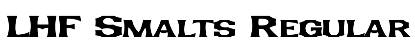 LHF Smalts Regular Font Image
