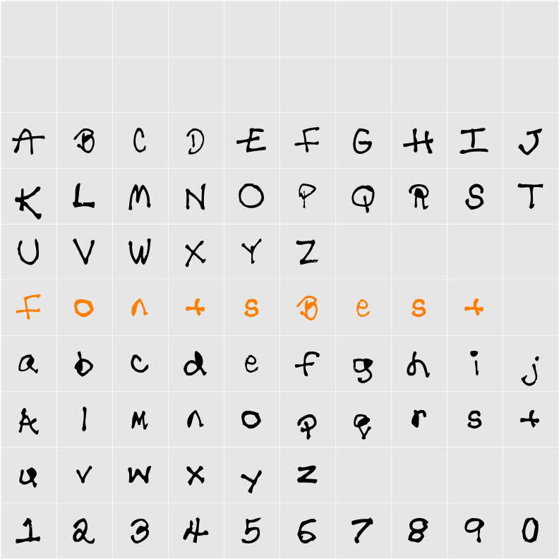 Disabuser Character Map