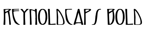 ReynoldCaps bold Font Image