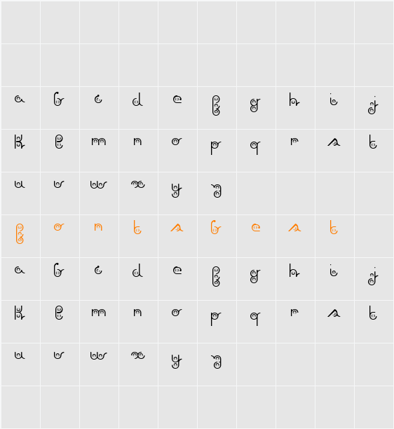 again Character Map