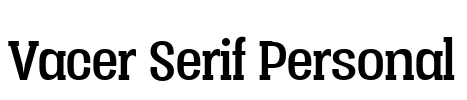 Vacer Serif Personal