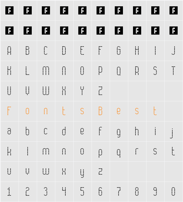 Numbat Character Map