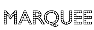 Marquee Font Image