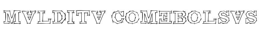 Maldita Comebolsas Font Image