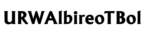 URWAlbireoTBol Font Image