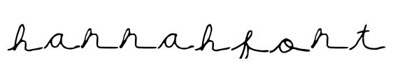 hannahfont