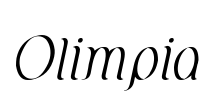 Olimpia Font Image