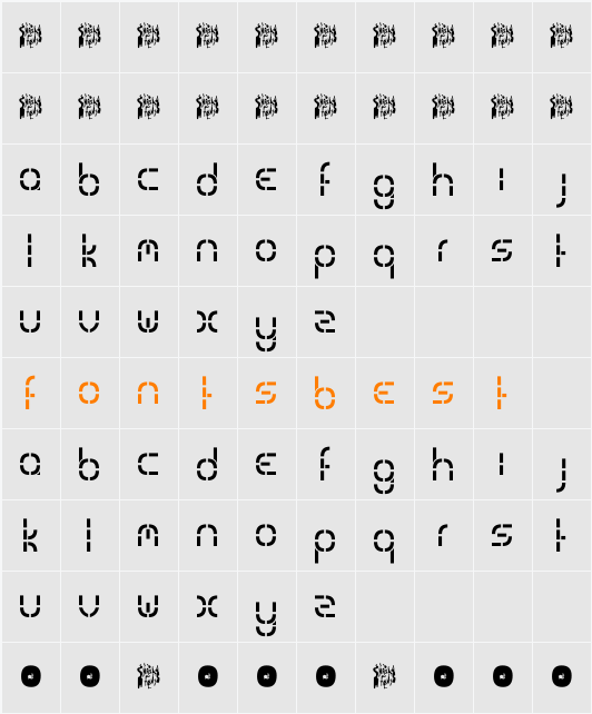 special k. Character Map