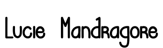 Lucie Mandragore Font Image