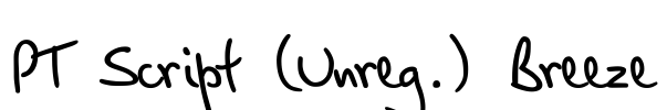 PT Script (Unreg.) Breeze