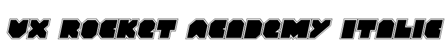 VX Rocket Academy Italic