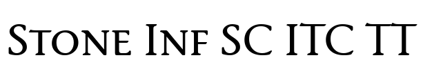 Stone Inf SC ITC TT