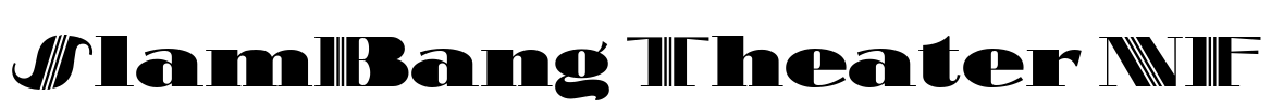 SlamBang Theater NF Font Image