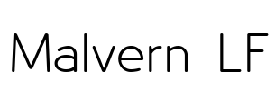 Malvern LF Font Image