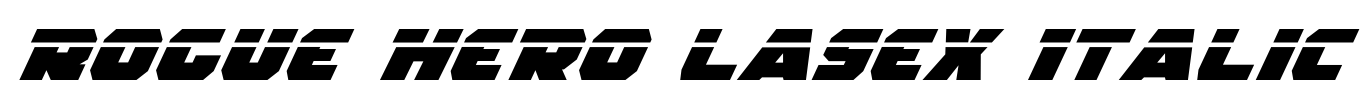 Rogue Hero LasEx Italic