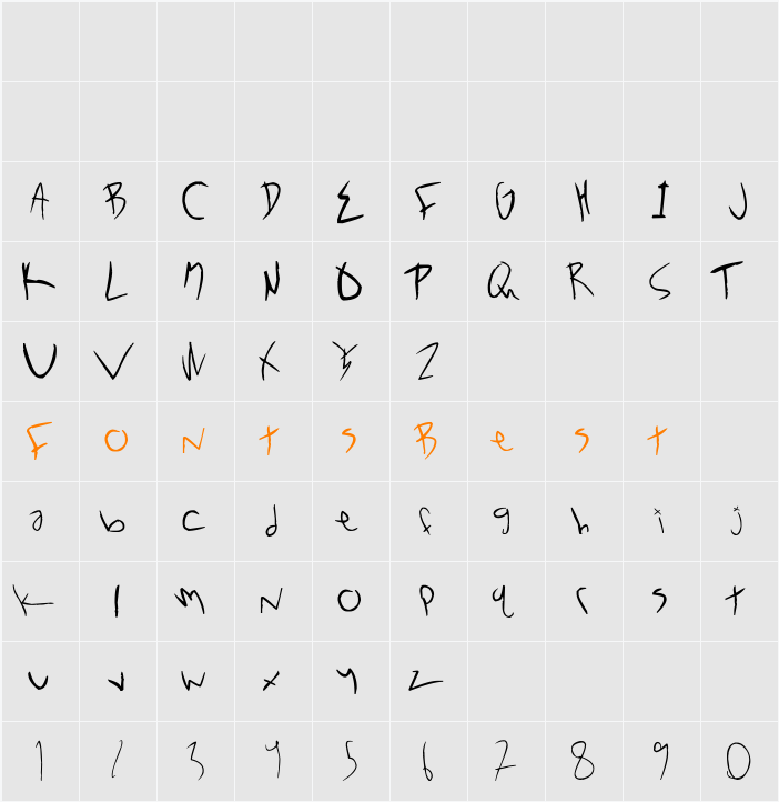 NoXWay Character Map