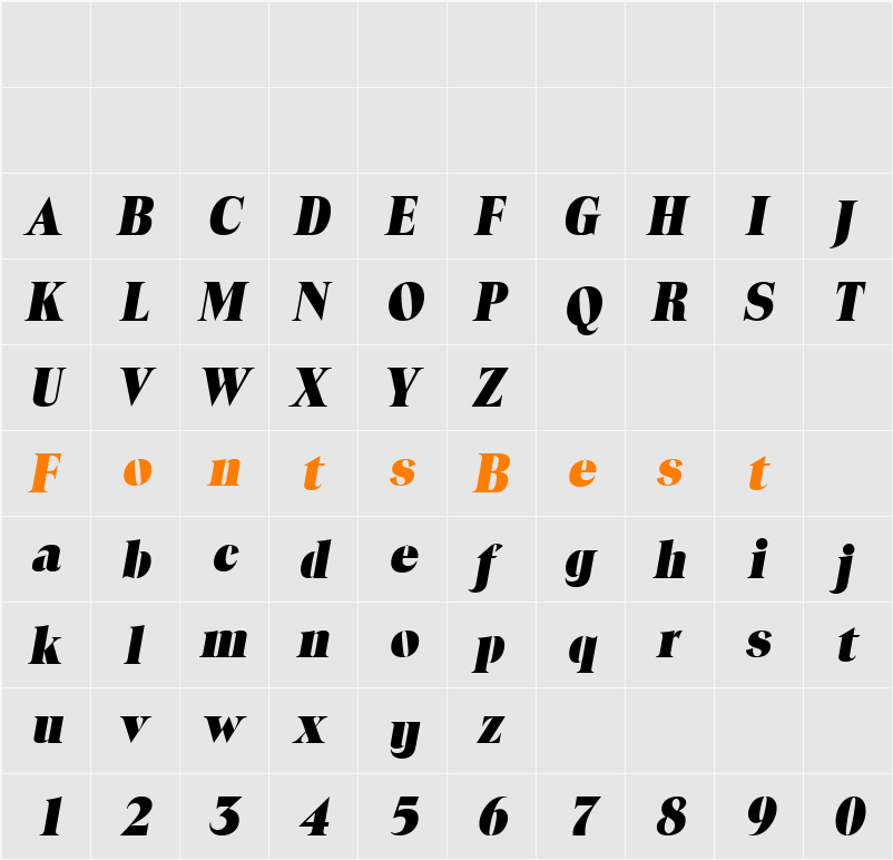 RalphBecker-Heavy Character Map