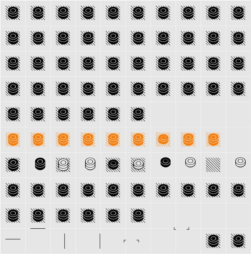 Draughts Utrecht Character Map