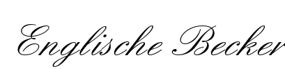 Englische Becker